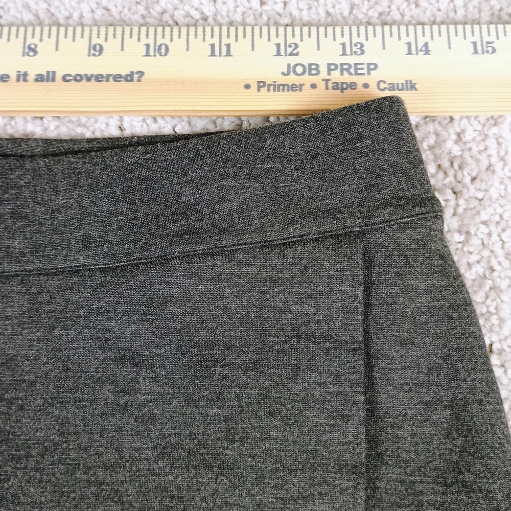 Liz Claiborne Gray Knit Pencil Midi Skirt Size S Office Career Minimalist Chic - Picture 6 of 8